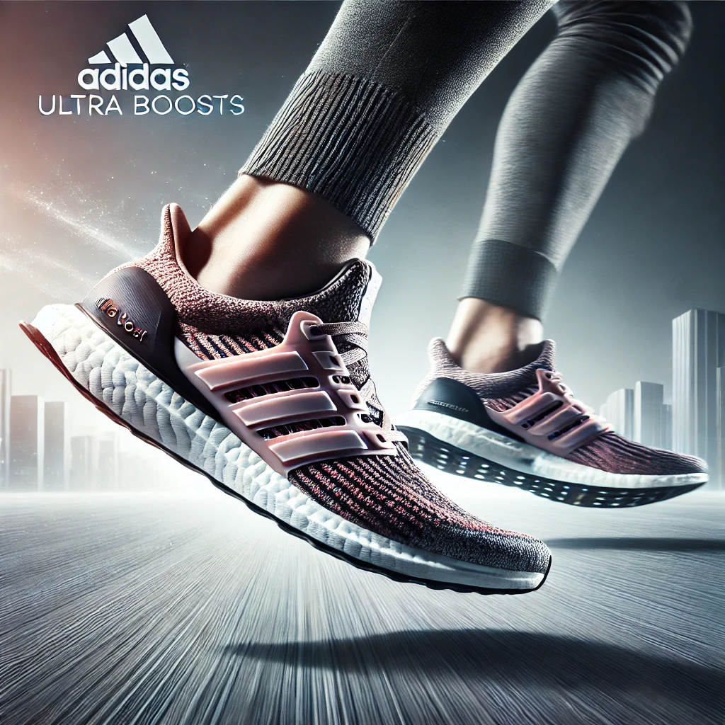 DALL%C2%B7E%202024-09-06%2011.46.54%20-%20A%20dynamic%20image%20of%20Adidas%20Ultra%20Boosts%20showing%20the%20full-length%20Boost%20midsole%20and%20Primeknit%20upper.%20The%20sneakers%20are%20presented%20in%20a%20running%20scenario,%20hi.webp